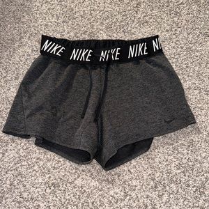 Nike shorts size small, black and grey available